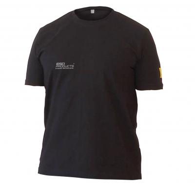 ESD T-Shirt ATLY Style Black Unisex XS Antistatic Clothing ESD Garment